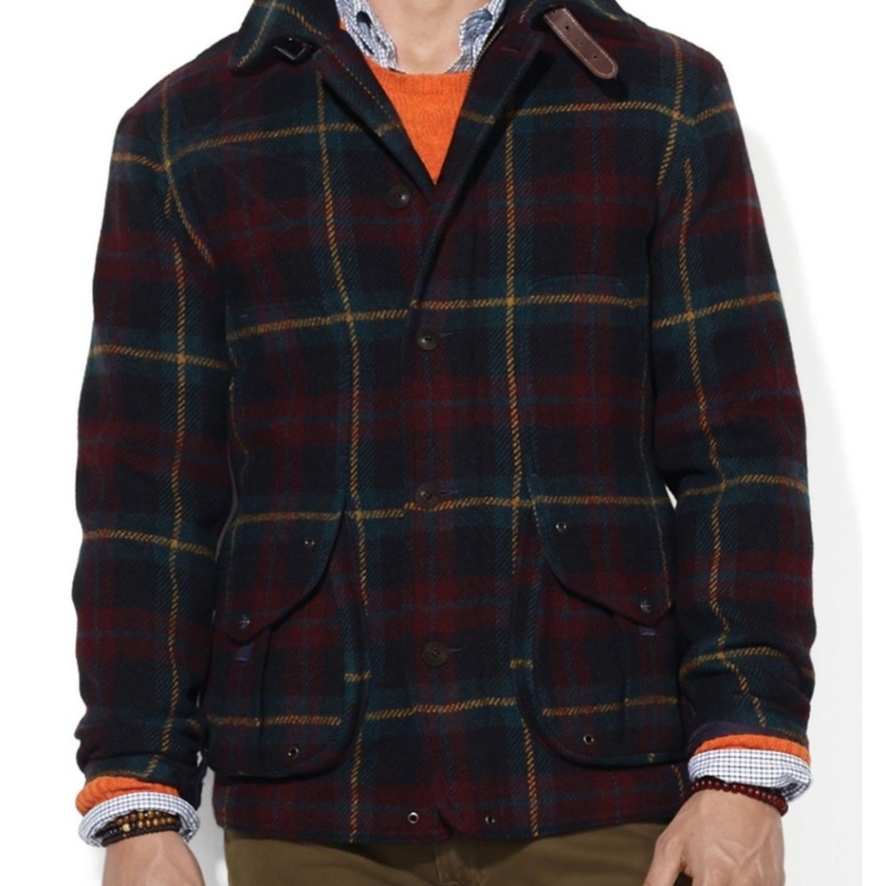 Wool and alpaca ralph lauren hunting jacket